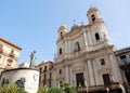 Church of St. Francis of Assisi to the Immaculate - Catania Ã¢â¬â Sicily Royalty Free Stock Photo